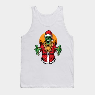 Zombie Santa Scary Tank Top